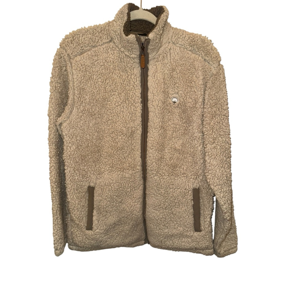 Women's Southern Shirt Beige Teddy Jacket S